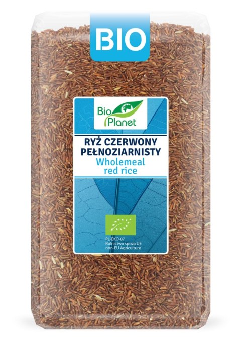 RYŻ CZERWONY PEŁNOZIARNISTY BIO 1 kg - BIO PLANET