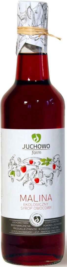 SYROP MALINOWY BIO 500 ml - JUCHOWO (FUNDACJA)