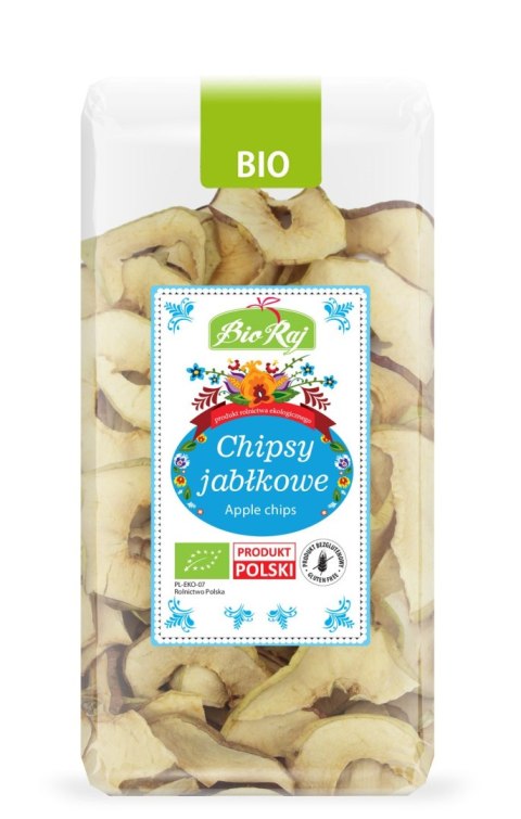 CHIPSY JABŁKOWE BEZGLUTENOWE BIO (POLSKA) 50 g - BIO RAJ