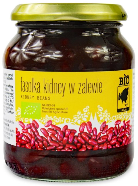 FASOLKA CZERWONA KIDNEY W ZALEWIE BIO 360 g (240 g) (SŁOIK) - BIO PLANET