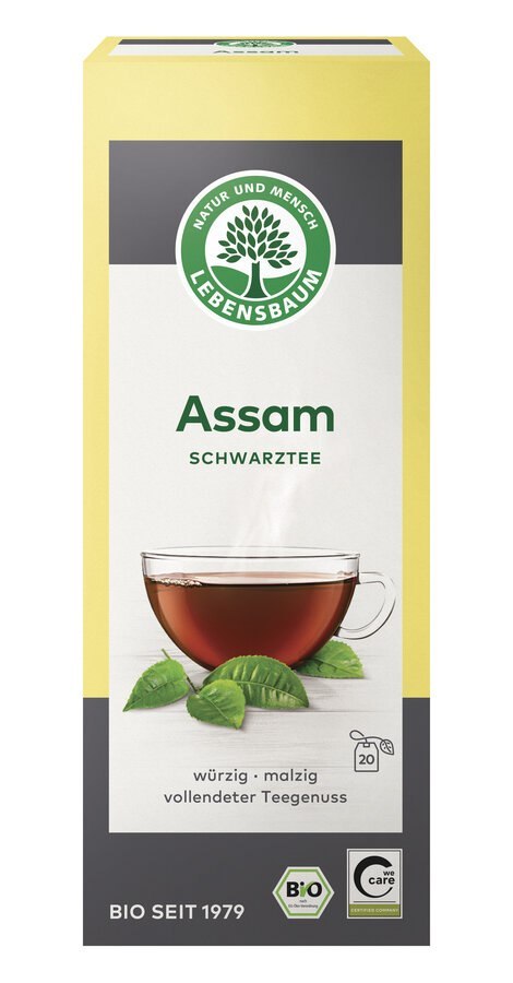 HERBATA CZARNA ASSAM BIO (20 x 2 g) 40 g - LEBENSBAUM