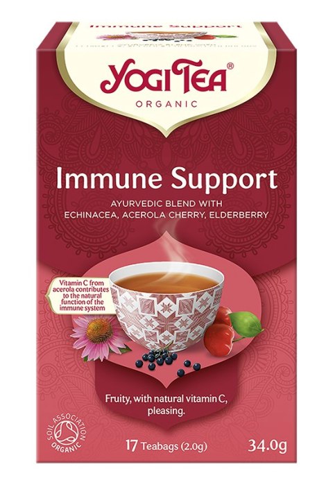 HERBATKA NA ODPORNOŚĆ (IMMUNE SUPPORT) BIO (17 x 2 g) 34 g - YOGI TEA