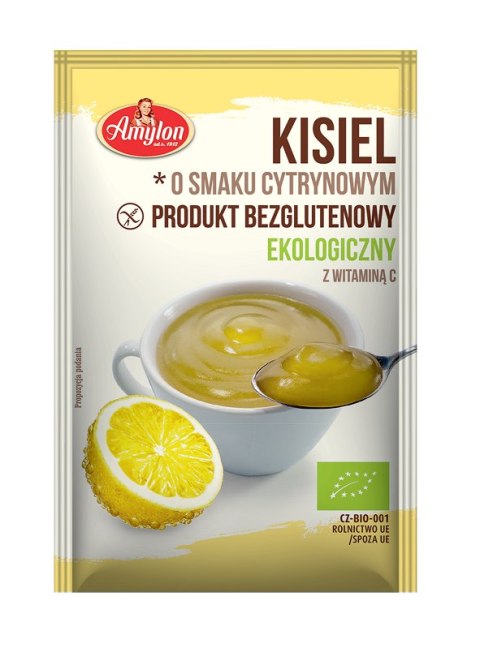 KISIEL INSTANT O SMAKU CYTRYNOWYM BEZGLUTENOWY BIO 30 g - AMYLON