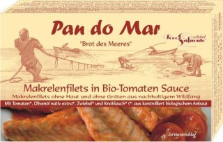 MAKRELA FILETY W BIO SOSIE POMIDOROWYM 120 g - PAN DO MAR