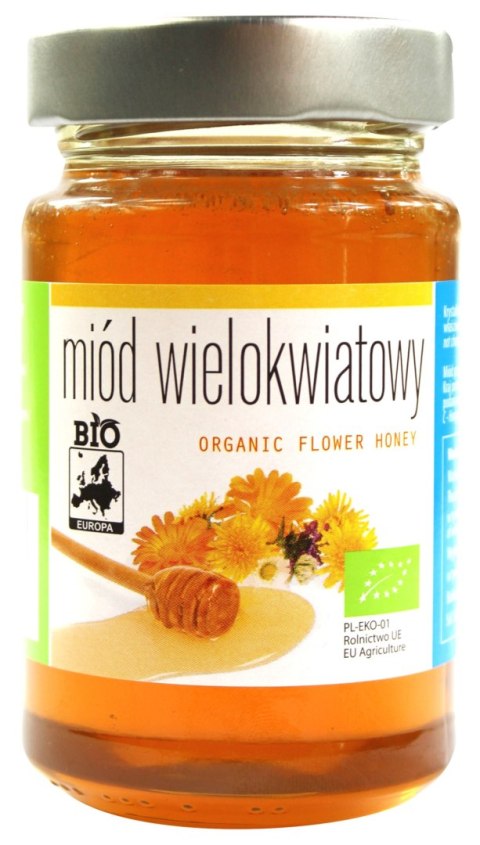 MIÓD NEKTAROWY WIELOKWIATOWY BIO 300 g - BIO PLANET