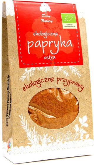 PAPRYKA OSTRA MIELONA BIO 90 g - DARY NATURY