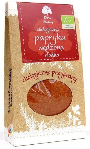 PAPRYKA SŁODKA WĘDZONA BIO 50 g - DARY NATURY