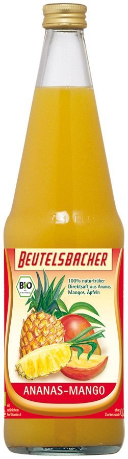 SOK JABŁKO - ANANAS - MANGO BIO 700 ml - BEUTELSBACHER