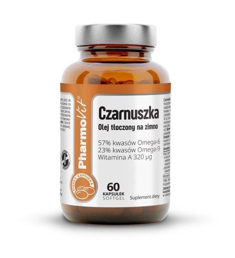 CZARNUSZKA (1000 mg) BEZGLUTENOWA 60 KAPSUŁEK - PHARMOVIT (CLEAN LABEL)