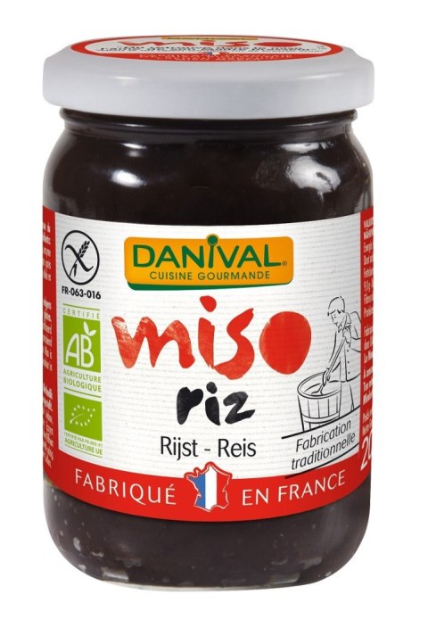 MISO RICE (PASTA Z SOI I RYŻU) BEZGLUTENOWE BIO 200 g - DANIVAL MISO RICE (PASTA Z SOI I RYŻU) BEZGLUTENOWE BIO 200 g - DANIVAL
