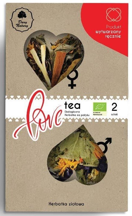 HERBATKA NA PATYKU LOVE TEA BIO (2 szt.) 7 g - DARY NATURY (PRODUKT SEZONOWY)