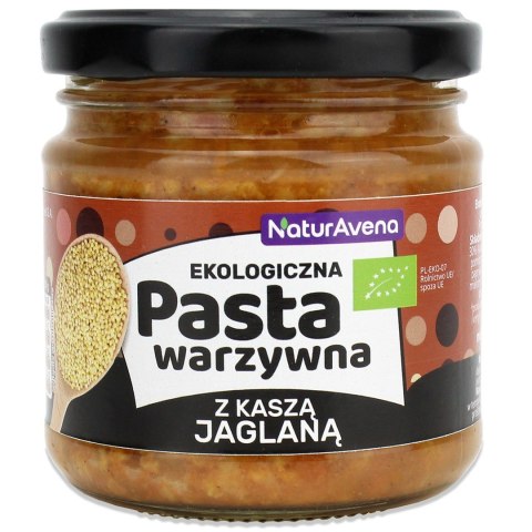 PASTA WARZYWNA Z KASZĄ JAGLANĄ BIO 185 g - NATURAVENA