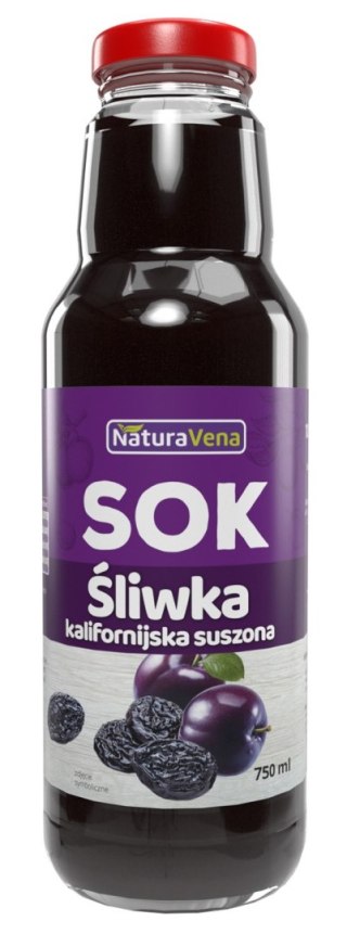 SOK Z SUSZONYCH ŚLIWEK KALIFORNIJSKICH 750 ml - NATURAVENA