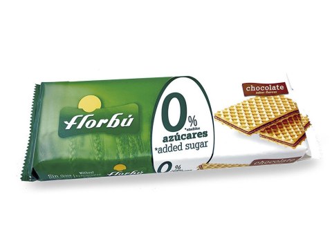 WAFELKI Z KREMEM KAKAOWYM BEZ DODATKU CUKRÓW 150 g - FLORBU