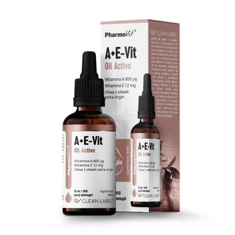 WITAMINA A + E W KROPLACH BEZGLUTENOWE 30 ml - PHARMOVIT (CLEAN LABEL)