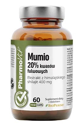 MUMIO EKSTRAKT (400 mg) BEZGLUTENOWY 60 KAPSUŁEK - PHARMOVIT (CLEAN LABEL)