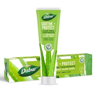 PASTA DO ZĘBÓW UKOJENIE + OCHRONA Z ALOESEM BEZ FLUORU 100 ml - DABUR