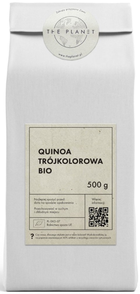 QUINOA TRÓJKOLOROWA BIO 500 g - THE PLANET