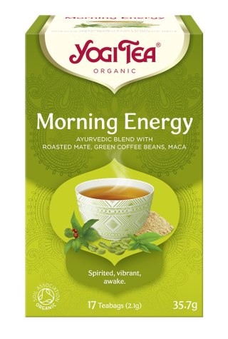 HERBATKA PORANNA ENERGIA (MORNING ENERGY) BIO (17 x 2,1 g) 35,7 g - YOGI TEA