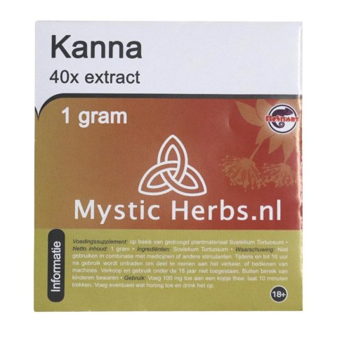 Kanna 40x ekstrakt 1 gram