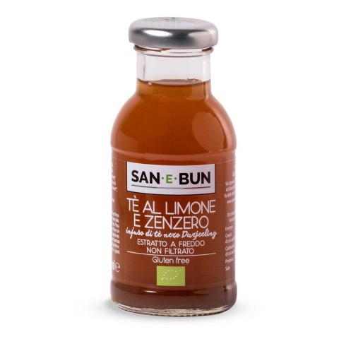 NAPÓJ HERBACIANY Z IMBIREM I CYTRYNĄ BEZGLUTENOWY BIO 200 ml - SAN E BUN NAPÓJ HERBACIANY Z IMBIREM I CYTRYNĄ BEZGLUTENOWY BIO 200 ml - SAN E BUN