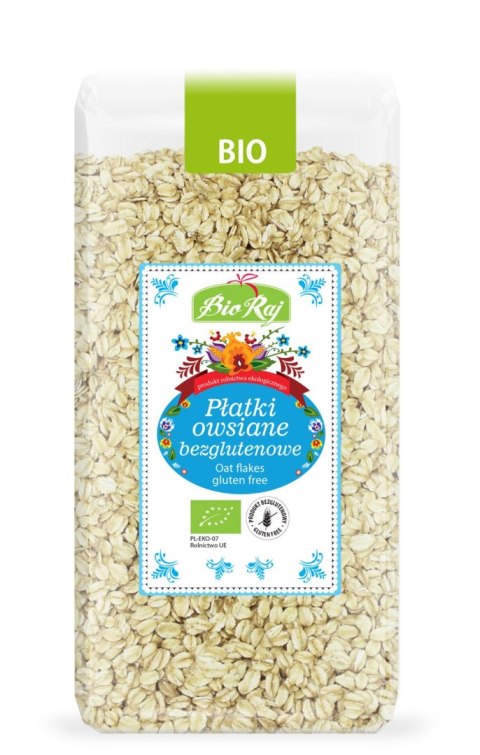 PŁATKI OWSIANE BEZGLUTENOWE BIO (POLSKA) 350 g - BIO RAJ